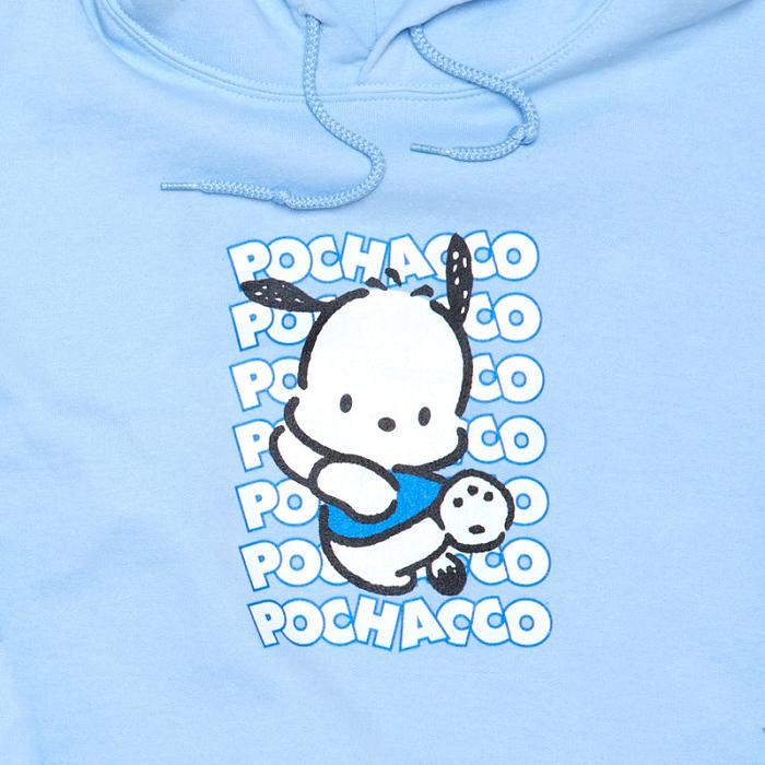 Hello Kitty Pochacco Watashi Wa Unisex Hoodie Niebieskie | PL_HK22884