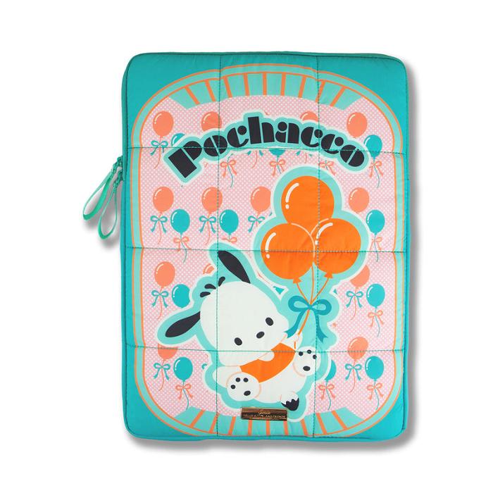 Hello Kitty Pochacco x Sonix Puffy Laptop Sleeve Zielone | PL_HK95535