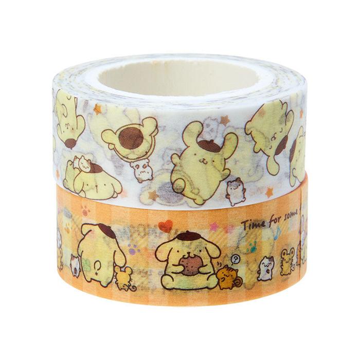 Hello Kitty Pompompurin 2-Piece Washi Tape Set Żółte | PL_HK45318