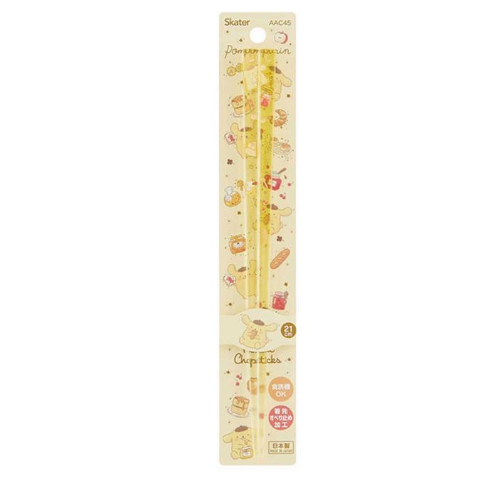 Hello Kitty Pompompurin Acrylic Chopsticks Żółte | PL_HK49077