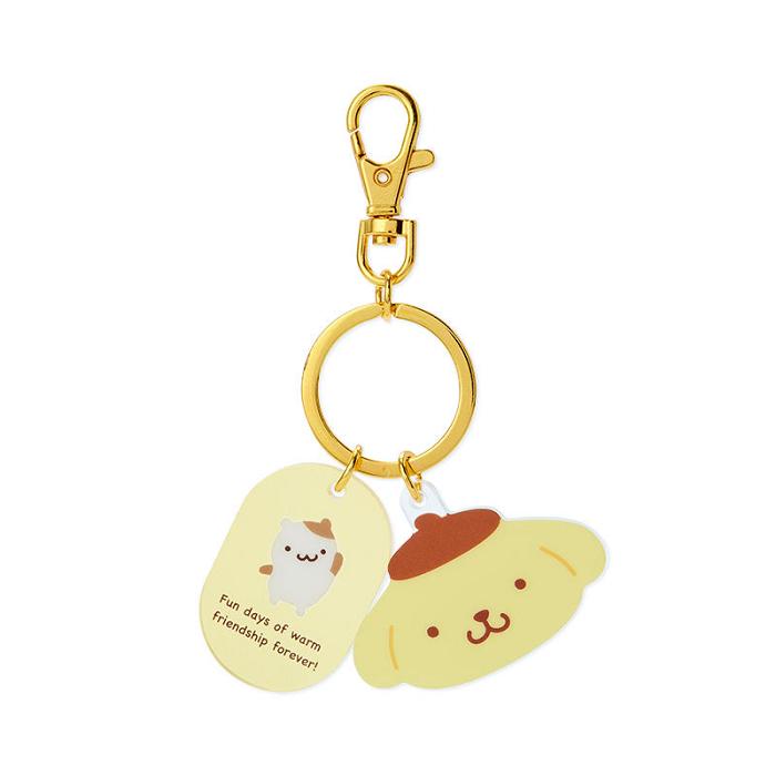 Hello Kitty Pompompurin Besties Keychain Żółte | PL_HK60946