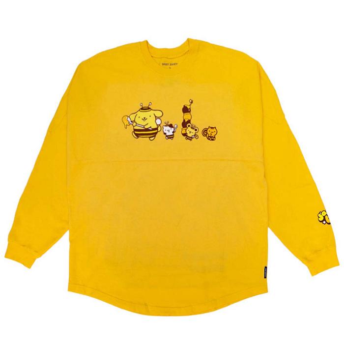 Hello Kitty Pompompurin Honey JapanLA Spirit Jersey Żółte | PL_HK59381