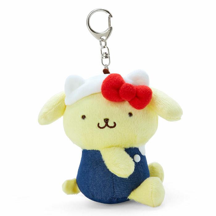 Hello Kitty Pompompurin Mascot Keychain Plush (Hello, Everyone! Series) Żółte Niebieskie | PL_HK95143