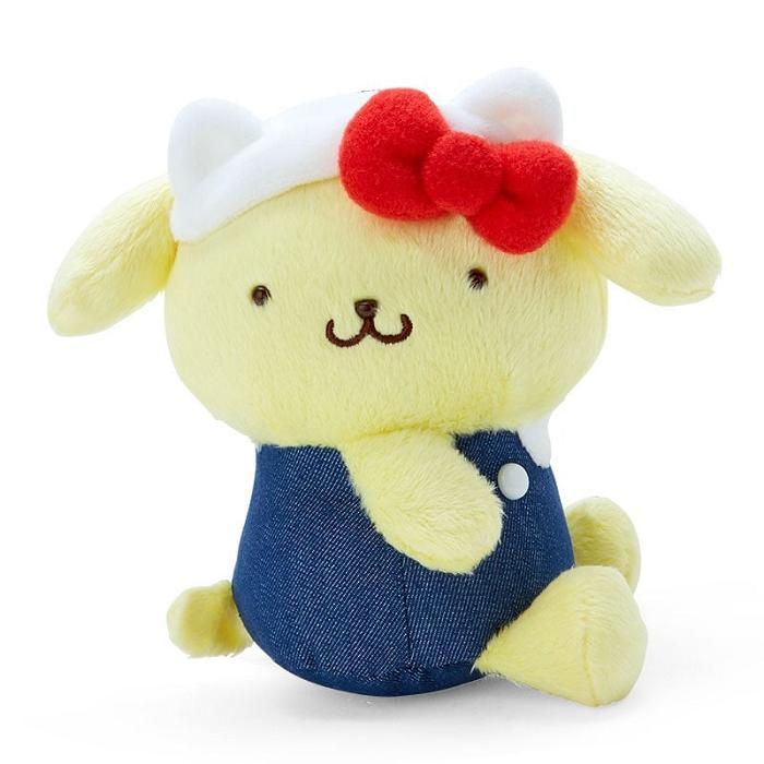 Hello Kitty Pompompurin Mascot Keychain Plush (Hello, Everyone! Series) Żółte Niebieskie | PL_HK95143