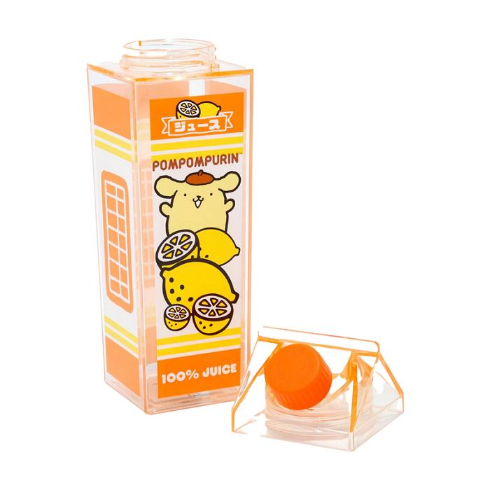 Hello Kitty Pompompurin Milk Carton Water Bottle (Lemon) Żółte | PL_HK74069