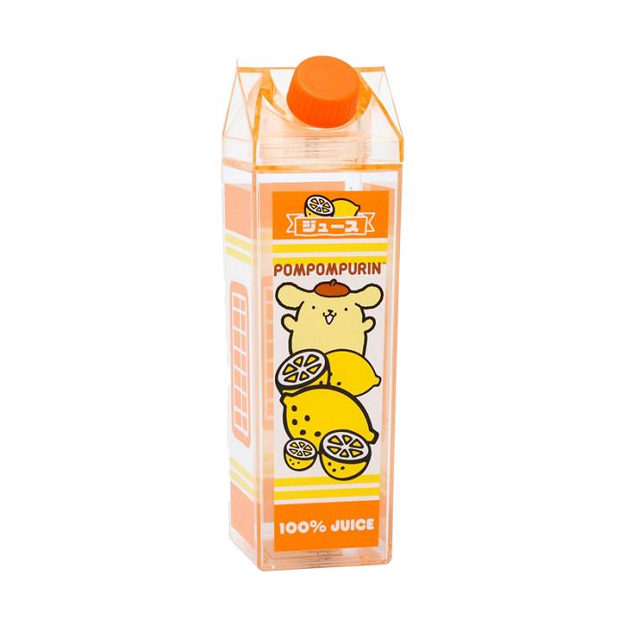 Hello Kitty Pompompurin Milk Carton Water Bottle (Lemon) Żółte | PL_HK74069