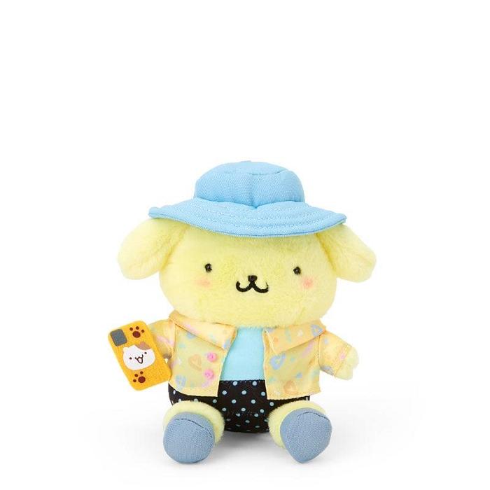 Hello Kitty Pompompurin Plush Mascot Keychain (Day at the Funfair Series) Niebieskie Żółte | PL_HK26155