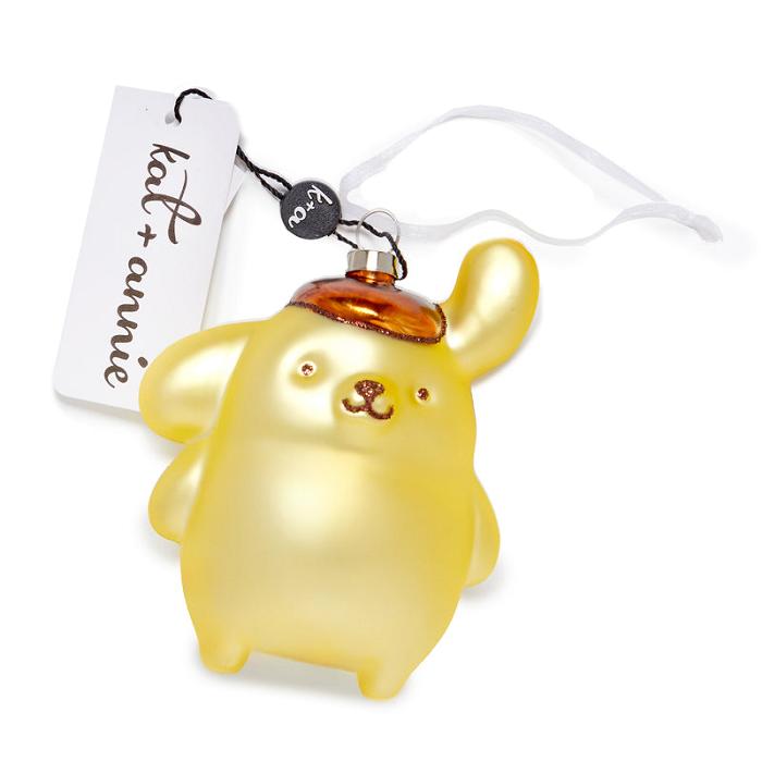 Hello Kitty Pompompurin x Kat + Annie Glass Ornament Złote | PL_HK94131