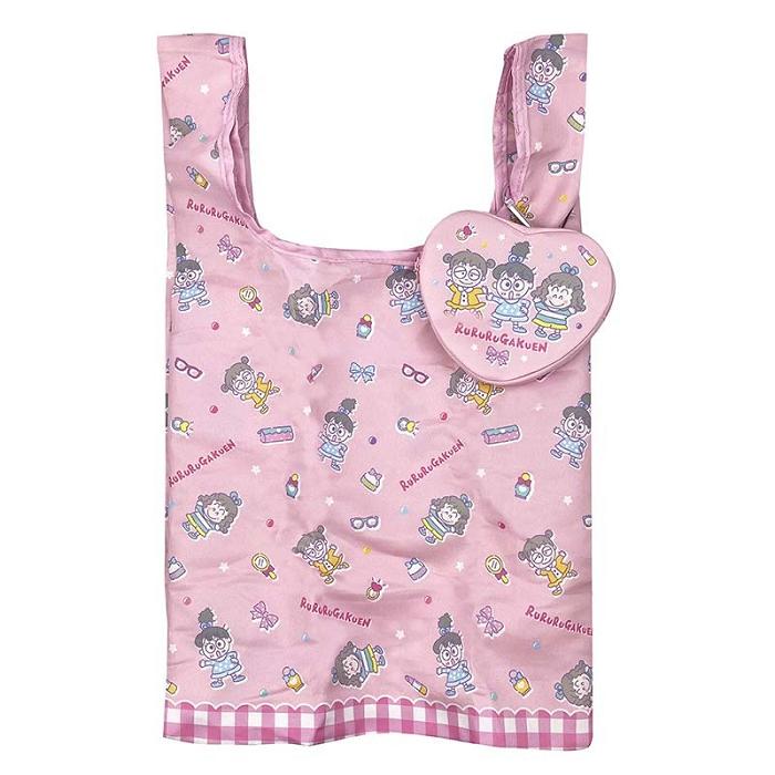 Hello Kitty RururuGakuen Reusable Tote Bag Różowe | PL_HK10303