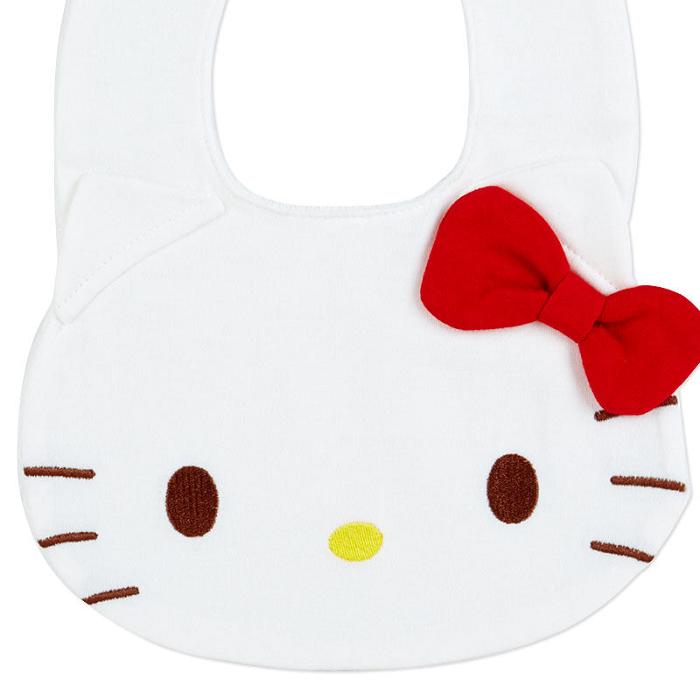 Hello Kitty Sanrio Baby Hello Kitty Bib Białe | PL_HK96478