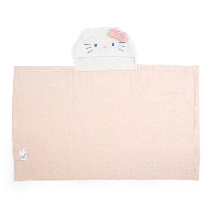 Hello Kitty Sanrio Baby Hello Kitty Hooded Bath Wrap Kremowe | PL_HK78461