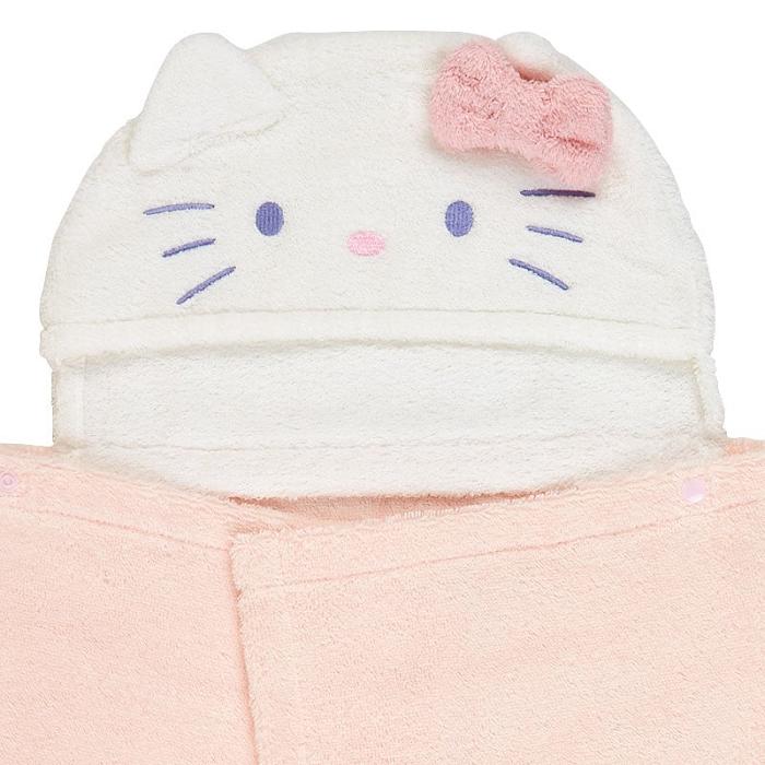 Hello Kitty Sanrio Baby Hello Kitty Hooded Bath Wrap Kremowe | PL_HK78461