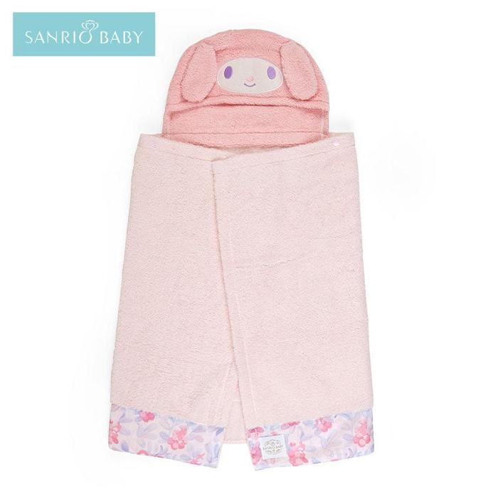 Hello Kitty Sanrio Baby My Melody Hooded Bath Wrap Różowe | PL_HK87224