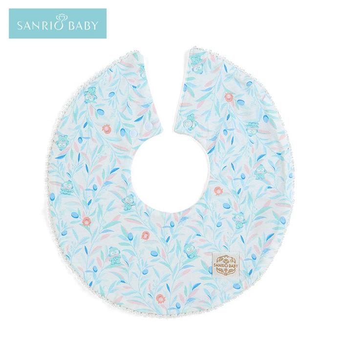 Hello Kitty Sanrio Baby Organic Cotton Hangyodon Bib Niebieskie | PL_HK29535