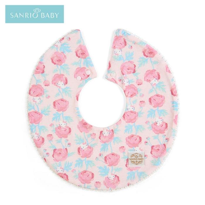 Hello Kitty Sanrio Baby Organic Cotton Hello Kitty Bib Różowe | PL_HK91012