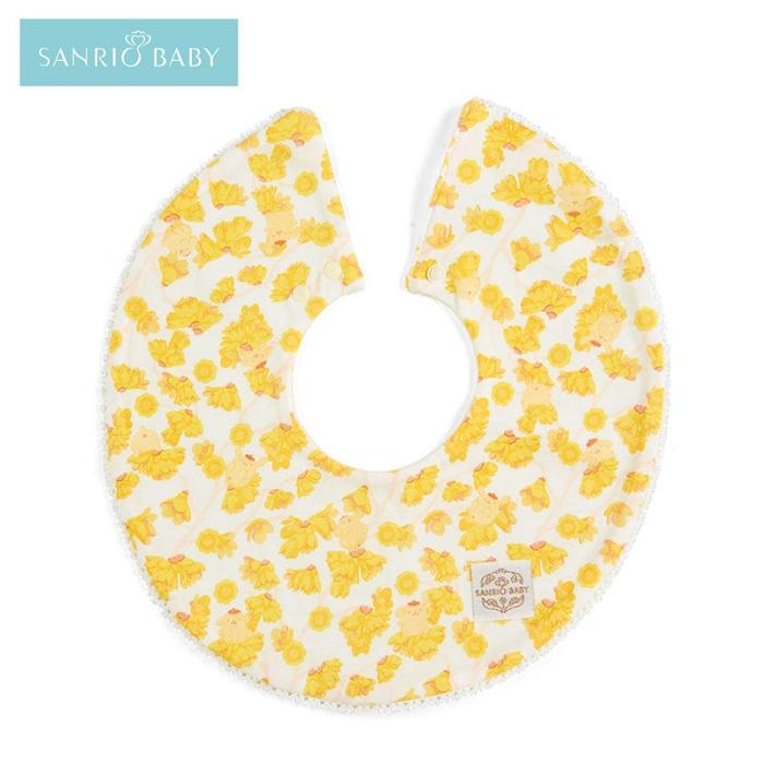 Hello Kitty Sanrio Baby Organic Cotton Pompompurin Bib Żółte | PL_HK52116