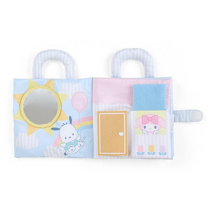 Hello Kitty Sanrio Baby Sensory Soft Book Niebieskie Białe | PL_HK95105