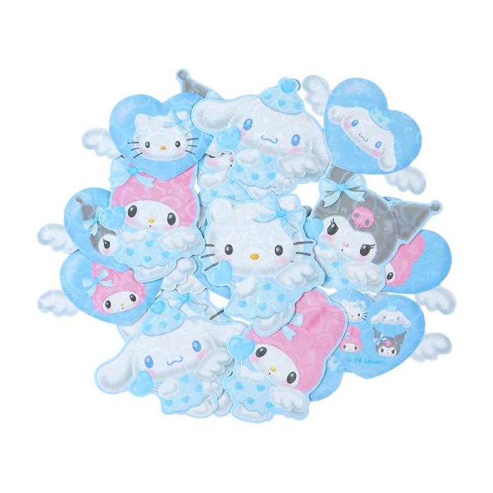 Hello Kitty Sanrio Characters 17-pc Sticker Pack (Dreaming Angel Series Pt 2) Niebieskie | PL_HK60878