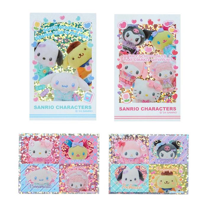 Hello Kitty Sanrio Characters 28-pc Sticker Sheet (Sanrio Academy Series) Różowe | PL_HK30335