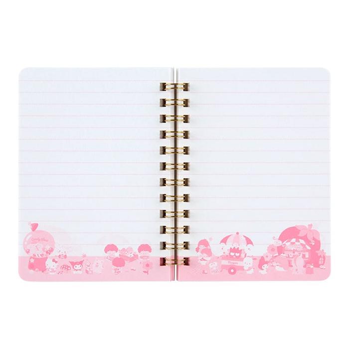 Hello Kitty Sanrio Characters Compact Ruled Notebook Różowe | PL_HK85620