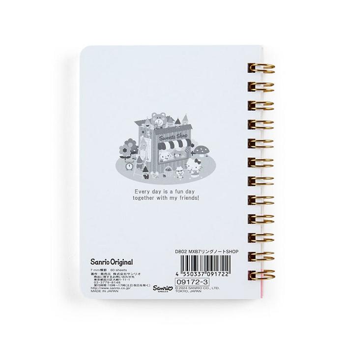 Hello Kitty Sanrio Characters Compact Ruled Notebook Różowe | PL_HK85620