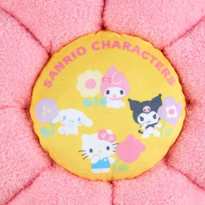 Hello Kitty Sanrio Characters Daisy Throw Pillow (Pastel Check Series) Różowe | PL_HK84248