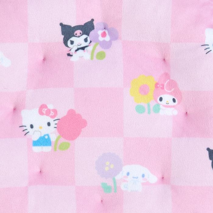 Hello Kitty Sanrio Characters Daisy Throw Pillow (Pastel Check Series) Różowe | PL_HK84248