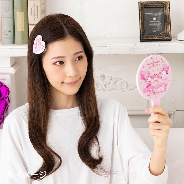 Hello Kitty Sanrio Characters Hand Mirror (Staycation Series) Różowe | PL_HK86684