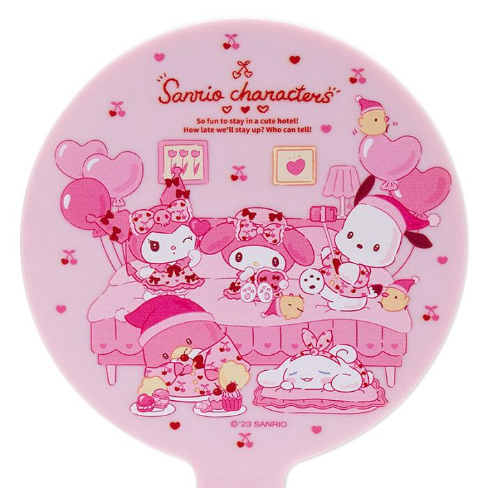 Hello Kitty Sanrio Characters Hand Mirror (Staycation Series) Różowe | PL_HK86684