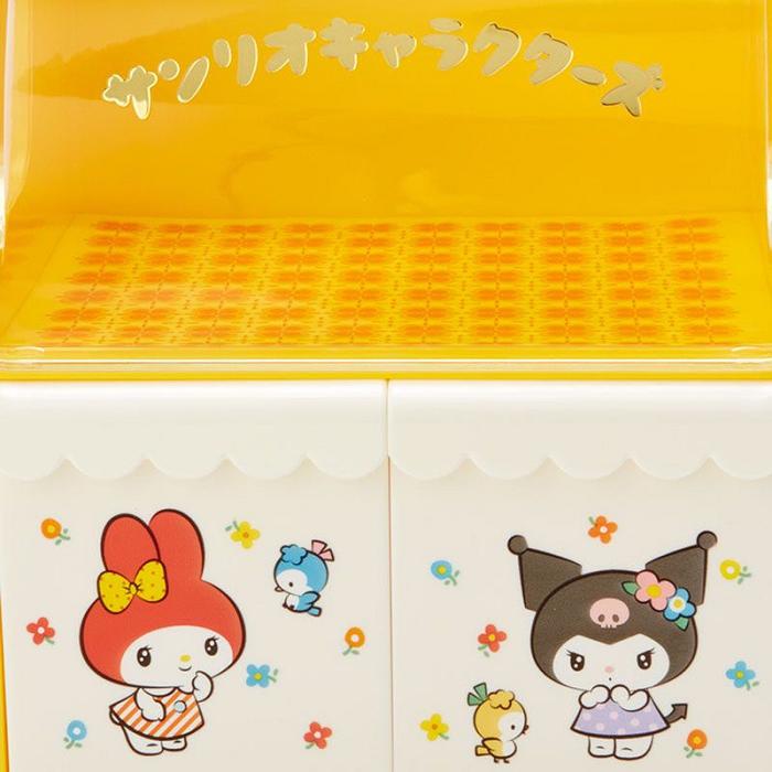 Hello Kitty Sanrio Characters Mini Yellow Storage Chest (Retro Room Series) Żółte | PL_HK82420