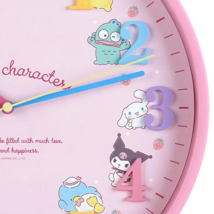 Hello Kitty Sanrio Characters Wall Clock Różowe | PL_HK83371