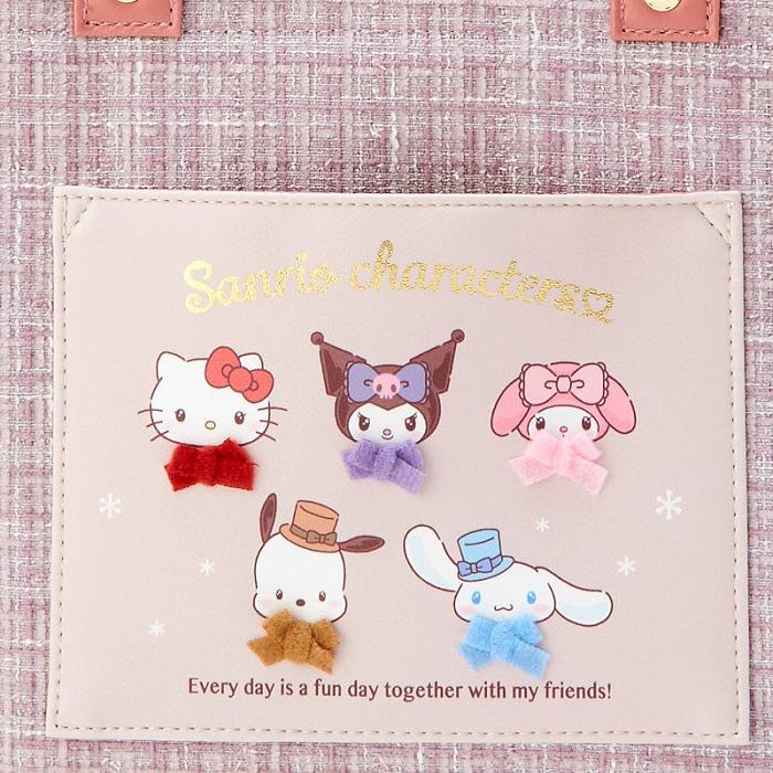 Hello Kitty Sanrio Characters (Winter Tweed Series) Różowe | PL_HK22372