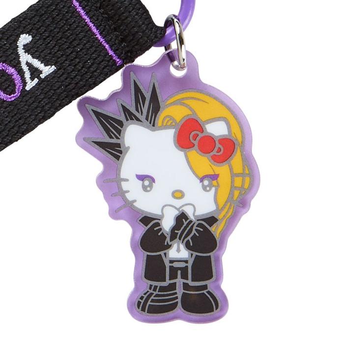 Hello Kitty Yoshikitty Logo Keychain (Sanrio Character Award Series) Czarne | PL_HK34623